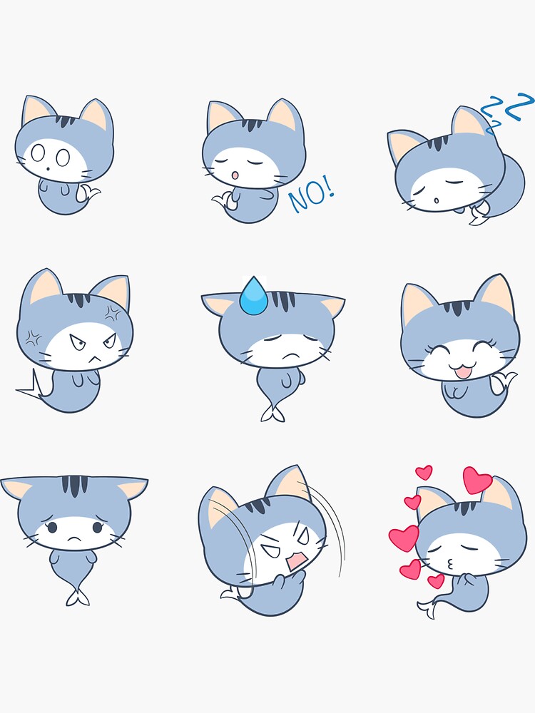 "Copy of Cool And Cute catfish Emoji's For Emoji Pattern Or Emotional