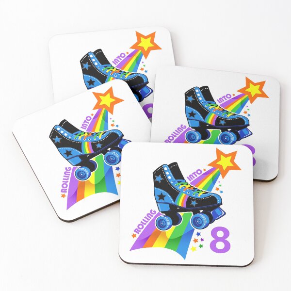 Item preview, 8th Birthday, Roller skate cool  designed and sold by iclipart.