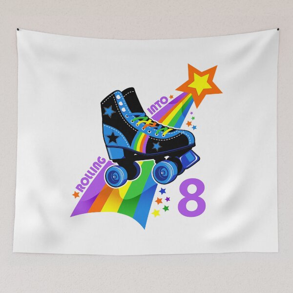 Item preview, 8th Birthday, Roller skate cool  designed and sold by iclipart.