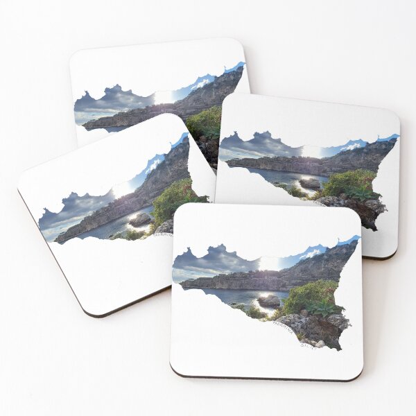 Item preview, Taormina in Sicily (Italy) - Isola Bella bay - photo designed and sold by nabeArtist.