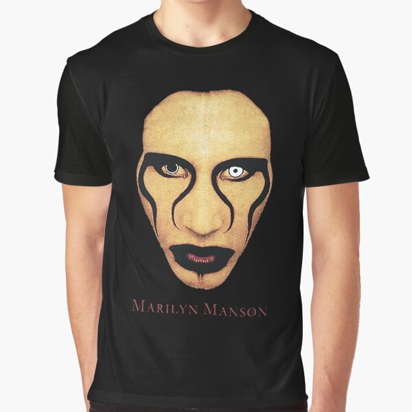 marilyn manson t shirt redbubble