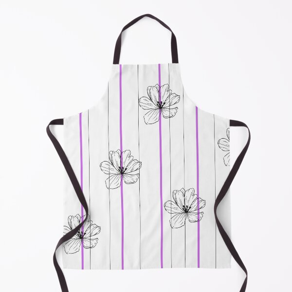 Item preview, Violet and gray lines and black flowers designed and sold by NaturaFotos.