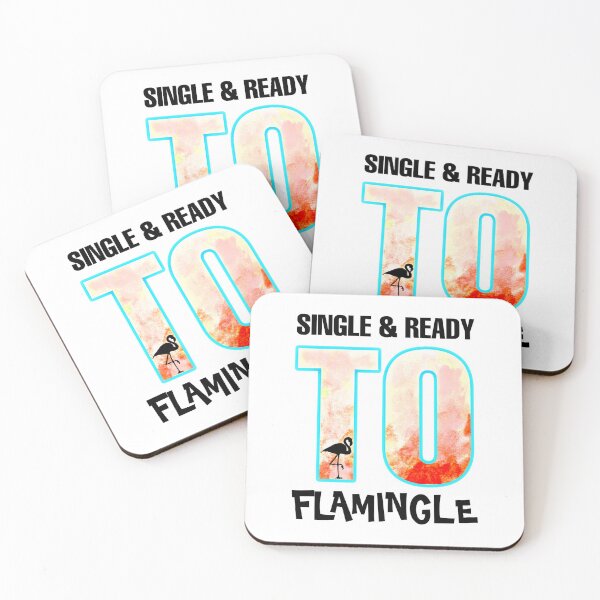 Item preview, Single And Ready To Flamingle designed and sold by Magic-Offers.