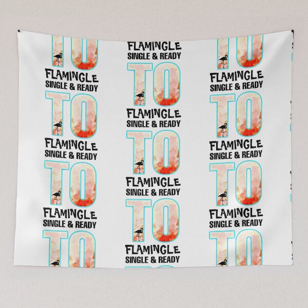 Item preview, Single And Ready To Flamingle designed and sold by Magic-Offers.