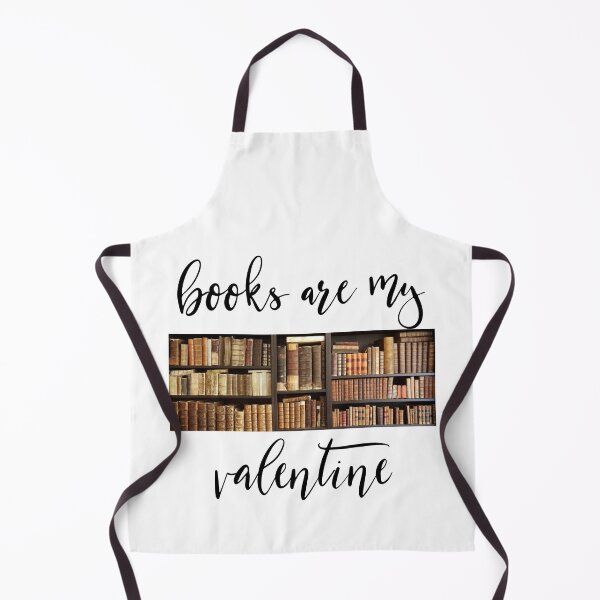 Item preview, Los libros son mi Valentín blanco designed and sold by MandalaAndMore.
