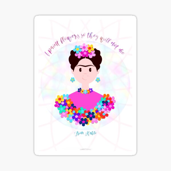 Frida’s Flowers Sticker
