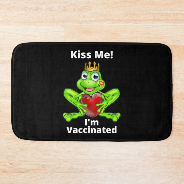 Item preview, Kiss Me Im Vaccinated Frog Prince  designed and sold by Designs24U.