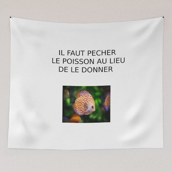 Aperçu de l'œuvre Il faut le pecher le poisson au lieu de le donner créée et vendue par Axel20.