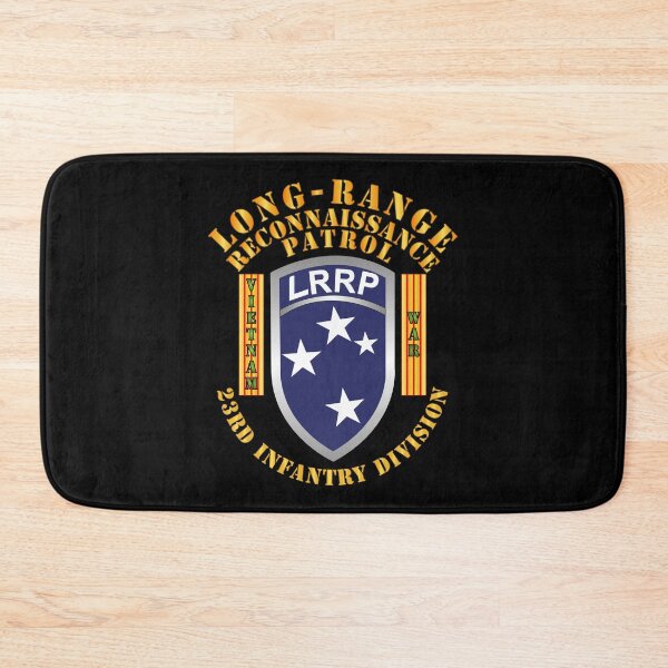 Item preview,  Army - SOF - 23rd ID - LRRP w VN War Banner designed and sold by Military Insignia Products.