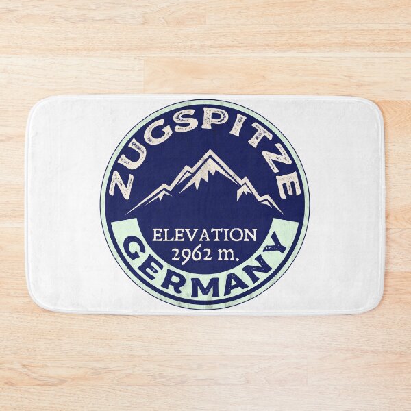 Item preview, ZUGSPITZE Deutschland Bayern Skiing Ski Mountains Germany designed and sold by DESTINATIONS DECAL.
