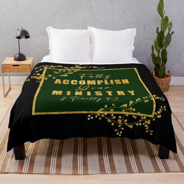 Item preview, Fully Accomplish Your Ministry -Green and Gold designed and sold by Yesido.