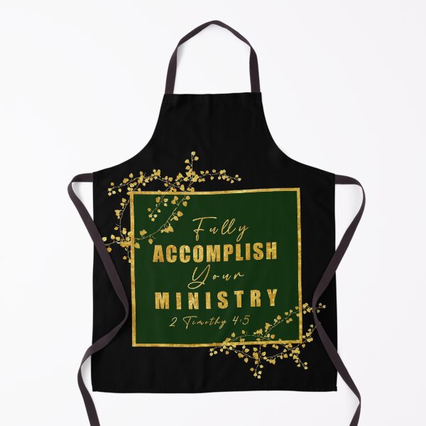 Item preview, Fully Accomplish Your Ministry -Green and Gold designed and sold by Yesido.