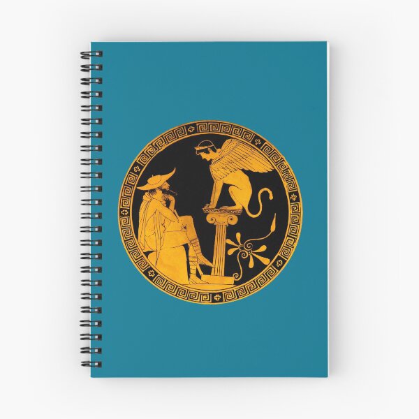 Item preview, Sphinx and Oedipus in Greek Mythology designed and sold by ClassicalGreece.