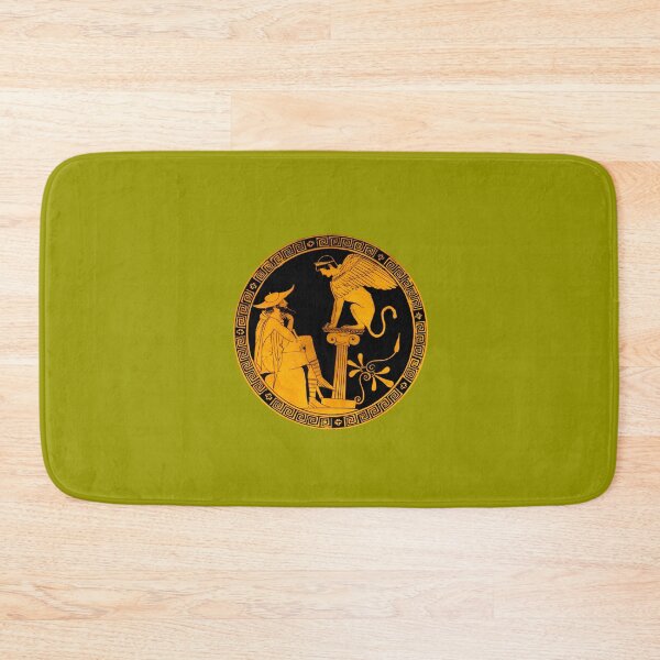 Item preview, Sphinx and Oedipus in Greek Mythology designed and sold by ClassicalGreece.