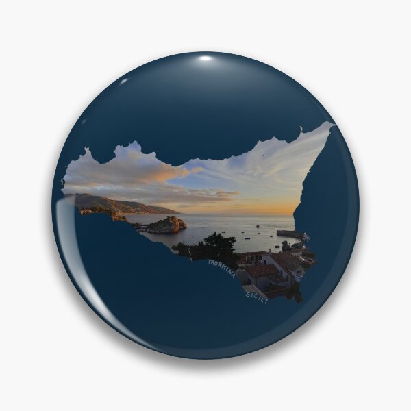 Item preview, Taormina in Sicily (Italy) - view in Mazzaro bay at sunset - photo designed and sold by nabeArtist.