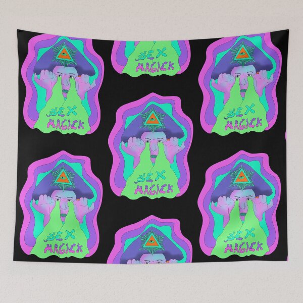 Item preview, Aleister Crowley designed and sold by SchlockHorror.