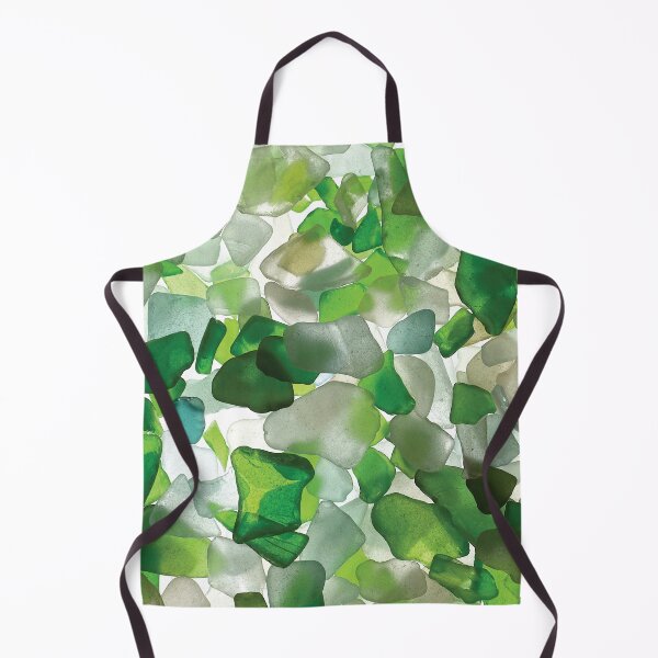 Item preview, Sea glass, green and white I (Photo: Sabine Braun) designed and sold by AmilysFriends.