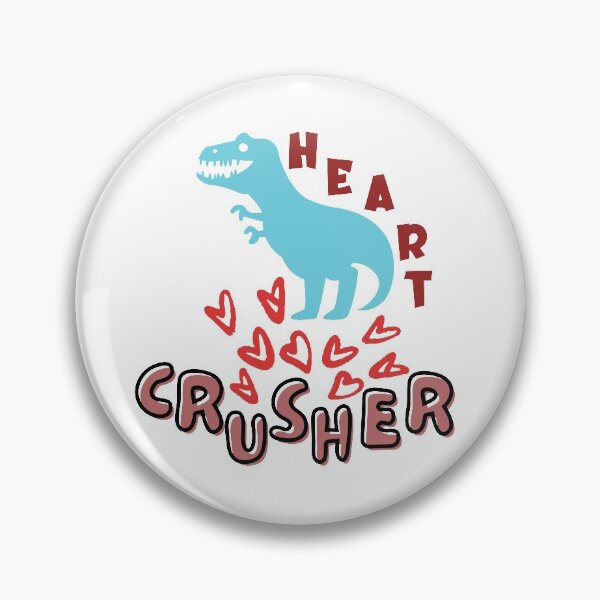 Item preview, Cute black dinosaur crushing heart. designed and sold by hadkhanong.