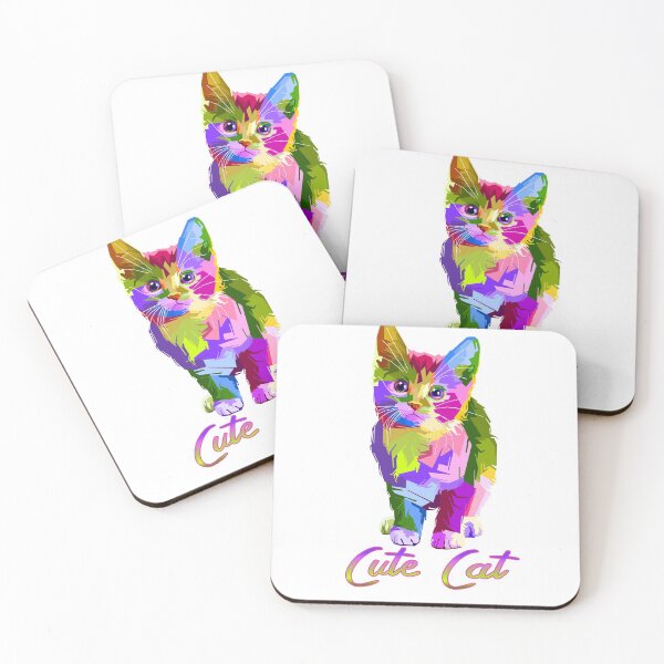 Item preview, Cute Cat Multi Colour designed and sold by eajob.