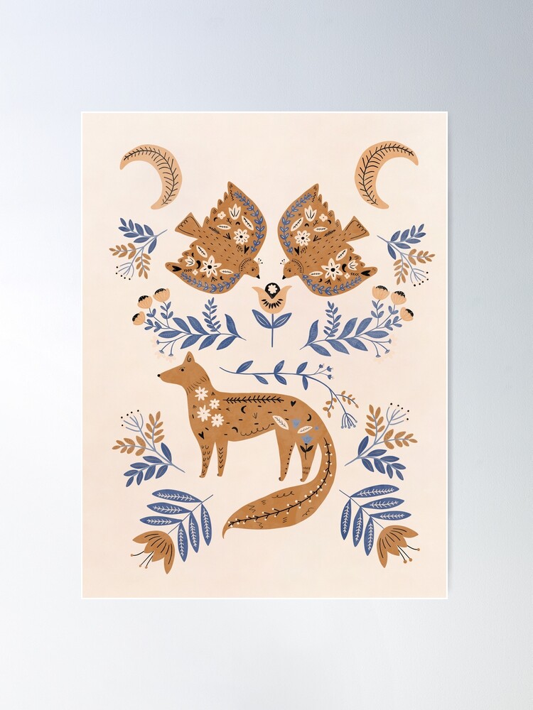 アート・デザイン・音楽 Cool Scandinavians Danish Cover Artwork Amazon.com: CoziDek Scandinavian Folk Wall Art Prints 8x10