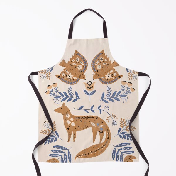 Item preview, Norwegian Folk Art | Scandinavian Folk Art | Modern Farmhouse | Swedish Folk Art | Woodland Animal | Nordic Wall Art designed and sold by Gallerisa.