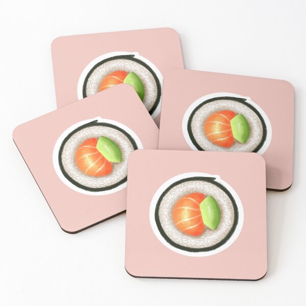 Item preview, salmon avocado maki designed and sold by neniarts.