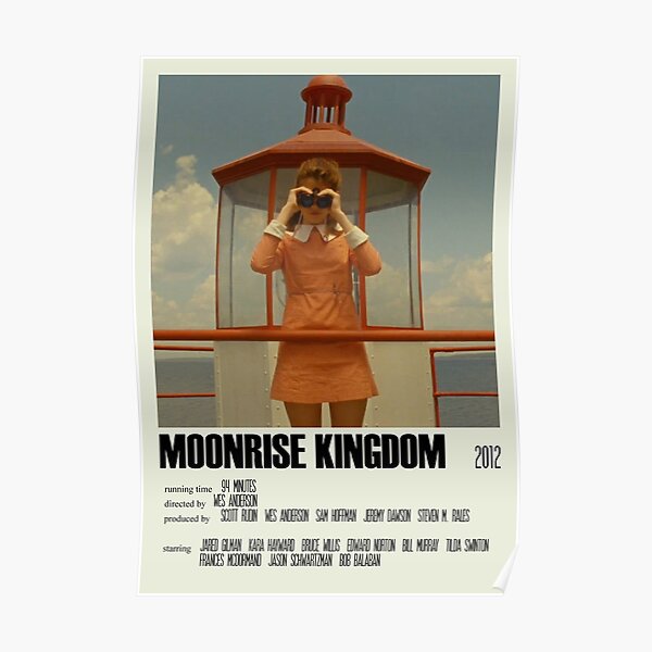 Moonrise Kingdom Alternative Poster Art Movie Large (1) Poster