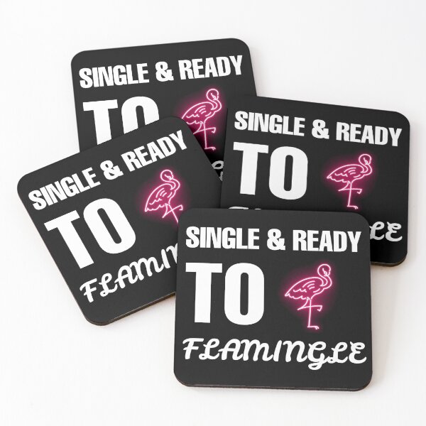 Item preview, Single And Ready To Flamingle designed and sold by Magic-Offers.