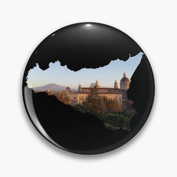 Item preview, Catania in Sicily (Italy) - Above the roofs of Catania with a view of Mount Etna in the morning designed and sold by nabeArtist.