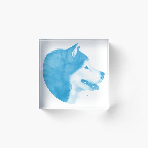 Malamute - 1001 nordiques Bloc acrylique