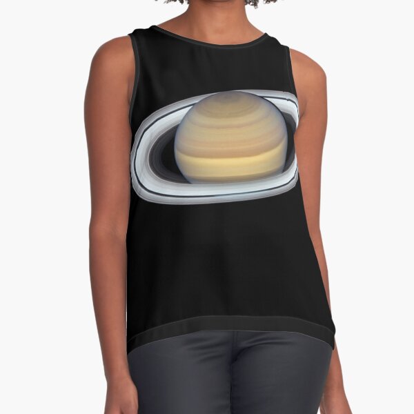 Planet, Saturn Rings Sleeveless Top