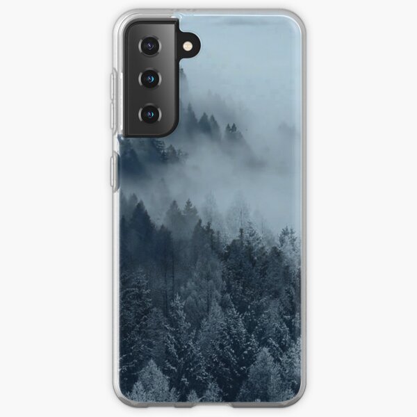 Mysterious snowy fantasy trees Samsung Galaxy Soft Case