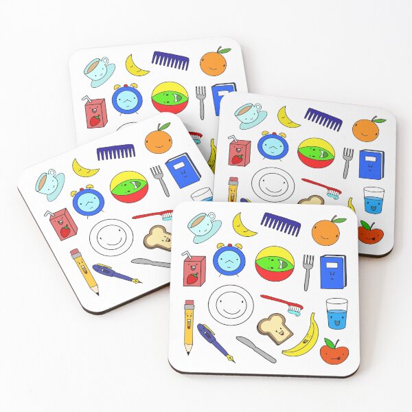 Item preview, Cute kawaii homeschooling schedule stickers designed and sold by N-Richter.