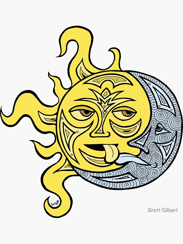 Kissing Sun and Moon by bgilbert