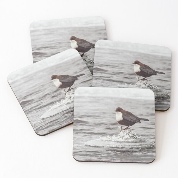 Item preview, With the iceflowers. White-throated dipper designed and sold by Jouko Lehto Photography.