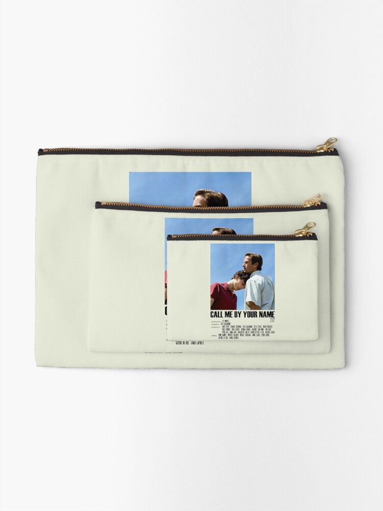 Call Me By Your Name Alternative Poster Art Movie Large 8 Zipper Pouch By Designsbyelle Redbubble