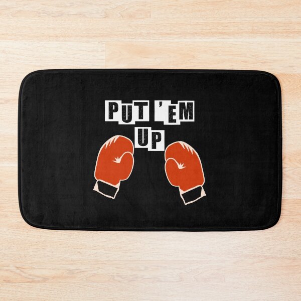 Item preview, Put'em Up - Red Gloves - Black designed and sold by BusyMonkeys.