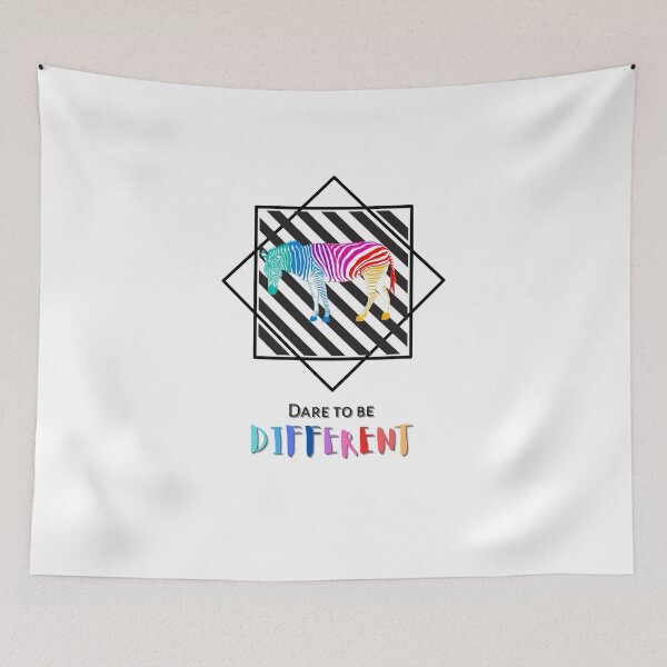 Item preview, Dare to be different zebra designed and sold by bdoraz.