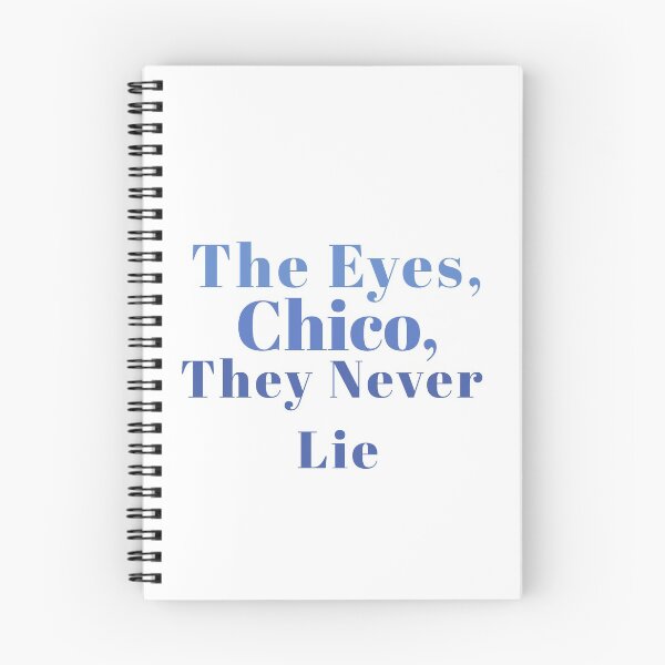 Item preview, The eyes chico, they never lie t-shirt designed and sold by Maple-Leaves.