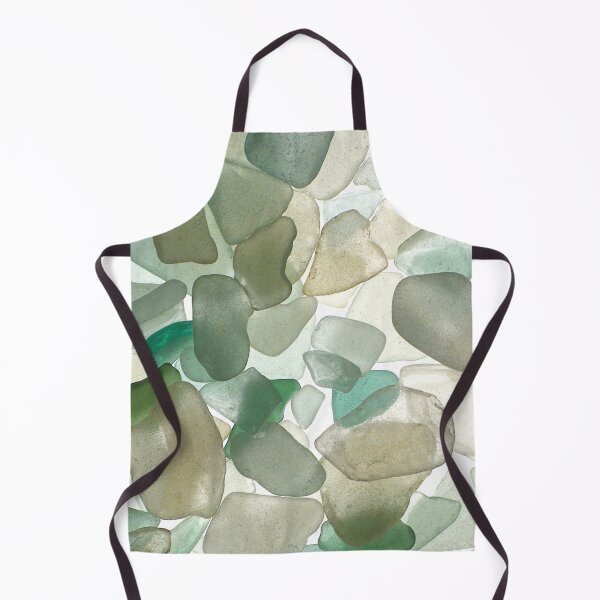 Item preview, Sea glass, green and white II (Photo: Sabine Braun) designed and sold by AmilysFriends.