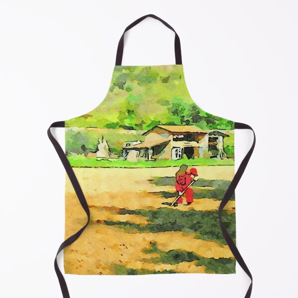Item preview, Hortus Conclusus: two peasants at work in the plowed field designed and sold by Giuseppe Cocco.