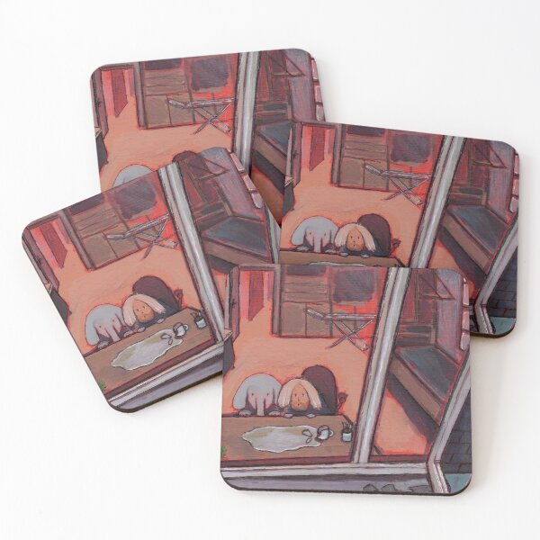 Item preview, My melancholy elephant in front of a broken cup designed and sold by artzimm.