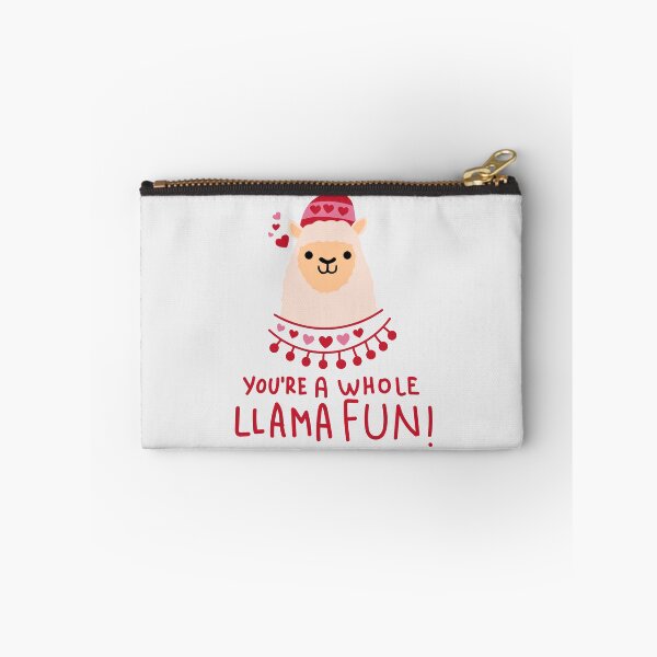 Item preview, You're A Whole Llama Fun Funny Cute Llama Valentines Day Pun Gifts designed and sold by MiscelChr.