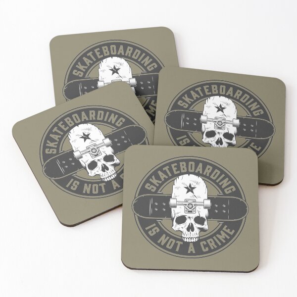 Item preview, Skateboarding Is Not A Crime designed and sold by OrganicCharm.