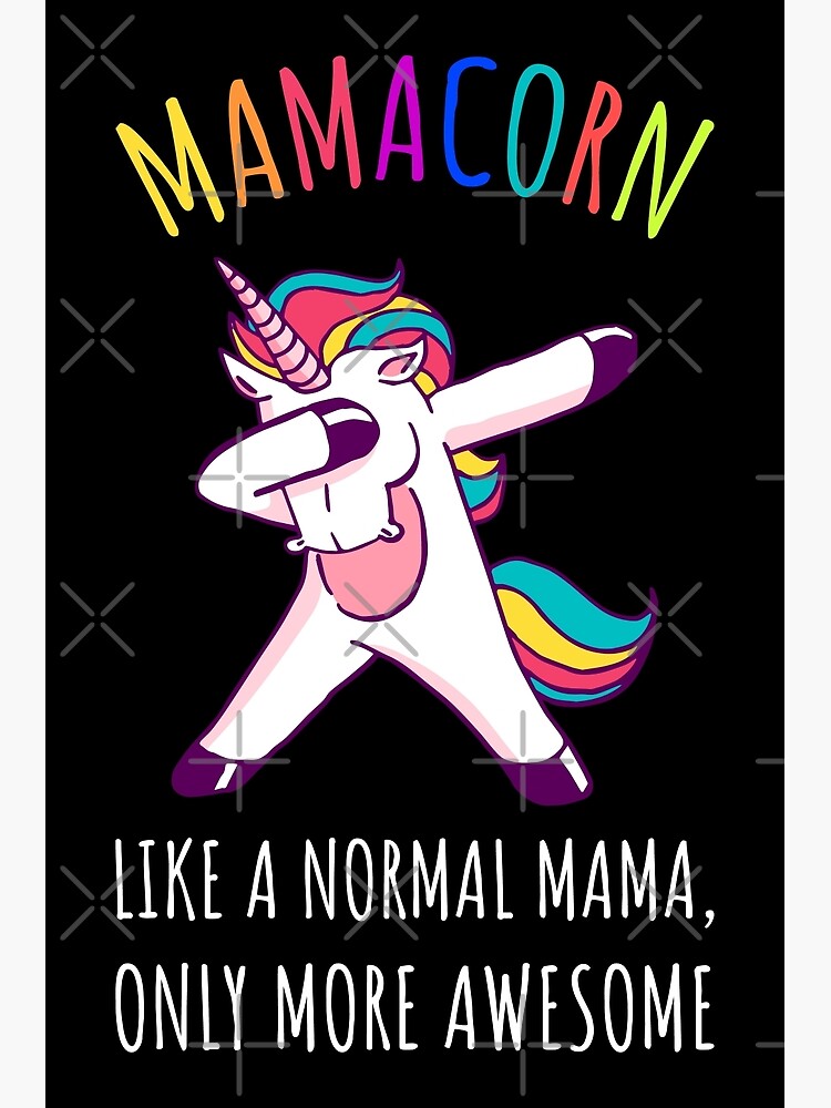 Bonjour Carte De Voeux De Vecteur De Licorne Mignon Magique | Vecteur