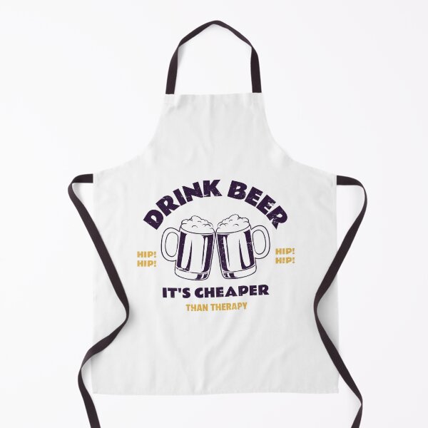 Item preview, Drink Beer It's Cheaper Than Therapy designed and sold by pradeeprajput.
