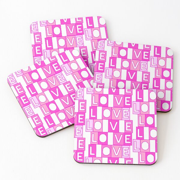 Item preview, Love Block Print designed and sold by Jokertags.