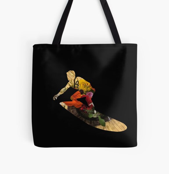 Surfer Dude All Over Print Tote Bag