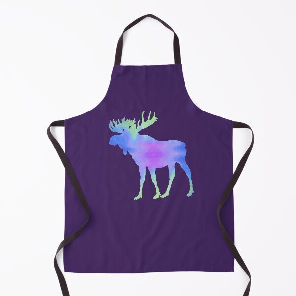 Item preview, Blue Green Purple Galaxy Moose designed and sold by FaithAndForest.