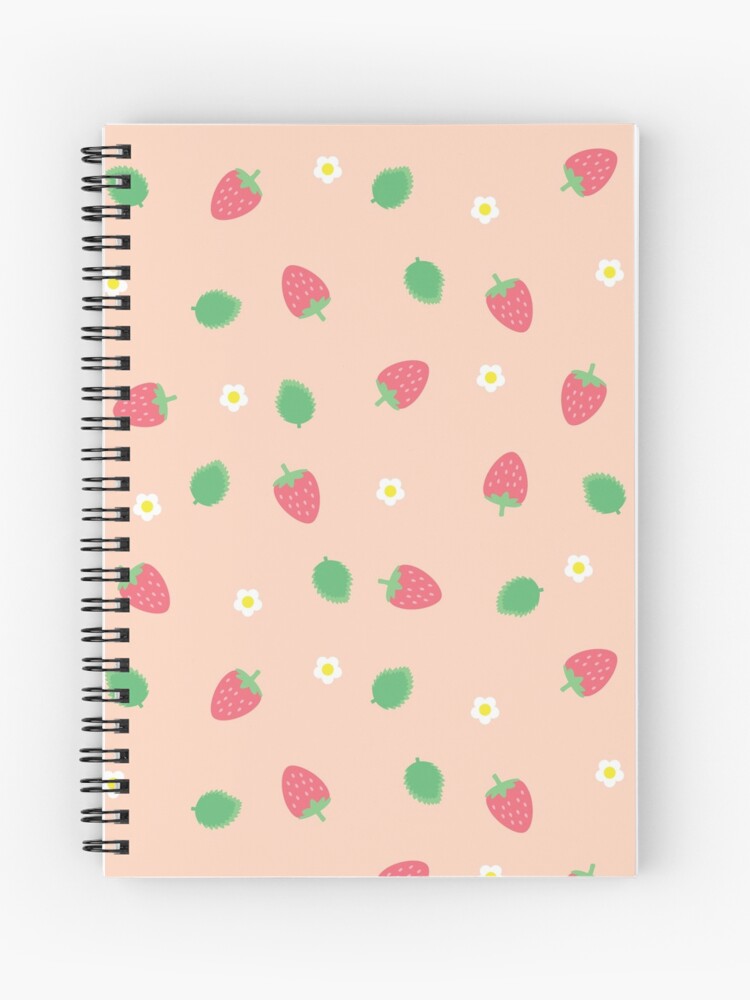 Kawaii Notebook with Peaches